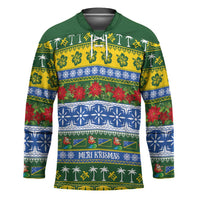 Solomon Islands Christmas Hockey Jersey The Solomons Melanesian Meri Krismas - Polynesian Pride