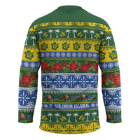 Solomon Islands Christmas Hockey Jersey The Solomons Melanesian Meri Krismas - Polynesian Pride