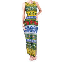 Solomon Islands Christmas Tank Maxi Dress The Solomons Melanesian Meri Krismas - Polynesian Pride