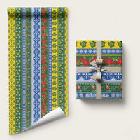 Solomon Islands Christmas Wrapping Paper The Solomons Melanesian Meri Krismas - Polynesian Pride