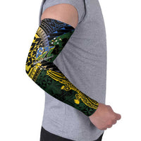 Solomon Islands Arm Sleeves 677 Proud Crocodile Melanesian Pattern - Polynesian Pride