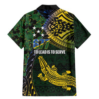 Solomon Islands Family Matching Mermaid Dress and Hawaiian Shirt 677 Proud Crocodile Melanesian Pattern - Polynesian Pride