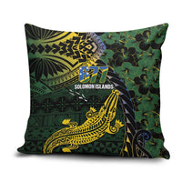 Solomon Islands Pillow Cover 677 Proud Crocodile Melanesian Pattern - Polynesian Pride