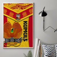 Papua New Guinea Rugby Canvas Wall Art 2023 Go Kumuls Pacific Dynamic Style LT14 - Polynesian Pride