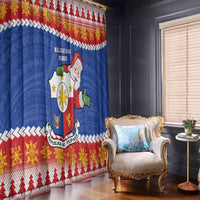 The Philippines Christmas Window Curtain Pilipinas Parol - Maligayang Pasko!