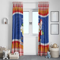 The Philippines Christmas Window Curtain Pilipinas Parol - Maligayang Pasko!