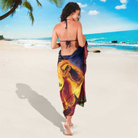 Hawaii Kilauea Big Islands Sarong Pele Goddess With Tropical Flowers