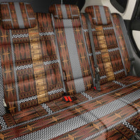 Malo e Lelei Tonga Back Car Seat Cover Tongan Ngatu Tapa Cloth LT14 - Polynesian Pride