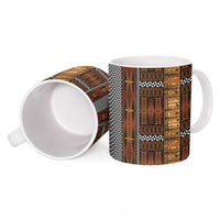 Malo e Lelei Tonga Ceramic Mug Tongan Ngatu Tapa Cloth LT14 - Polynesian Pride