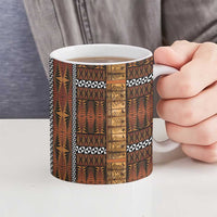 Malo e Lelei Tonga Ceramic Mug Tongan Ngatu Tapa Cloth LT14 - Polynesian Pride