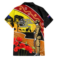New Zealand And Australia ANZAC Day Hawaiian Shirt Aboriginal Maori Starring Night Style LT14 - Polynesian Pride