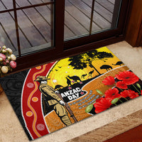 New Zealand And Australia ANZAC Day Rubber Doormat Aboriginal Maori Starring Night Style