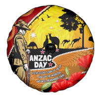 New Zealand And Australia ANZAC Day Spare Tire Cover Aboriginal Maori Starring Night Style LT14 - Polynesian Pride