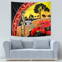 New Zealand And Australia ANZAC Day Tapestry Aboriginal Maori Starring Night Style LT14 - Polynesian Pride