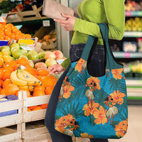 Hawaii Luau Party Grocery Bag Dancing Girl Tropical Flowers LT14 - Polynesian Pride