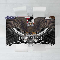 Talofa American Samoa Flag Day Tablecloth Bald Eagle Polynesian Tattoo