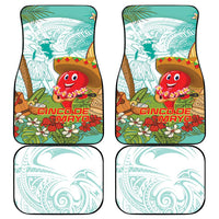 Hawaii Cinco de Mayo Car Mats Chili Pepper Hula Girl Tropical Vibes