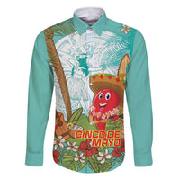 Hawaii Cinco de Mayo Family Matching Short Sleeve Bodycon Dress and Hawaiian Shirt Chili Pepper Hula Girl Tropical Vibes