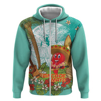 Hawaii Cinco de Mayo Hoodie Chili Pepper Hula Girl Tropical Vibes