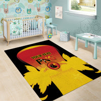 Custom Papua New Guinea Cricket Area Rug 2024 Go PNG