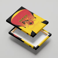 Custom Papua New Guinea Cricket Canvas Wall Art 2024 Go PNG