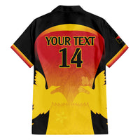 Custom Papua New Guinea Cricket Family Matching Tank Maxi Dress and Hawaiian Shirt 2024 Go PNG