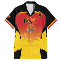 Custom Papua New Guinea Cricket Hawaiian Shirt 2024 Go PNG LT14 Black - Polynesian Pride
