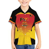 Custom Papua New Guinea Cricket Hawaiian Shirt 2024 Go PNG LT14 - Polynesian Pride