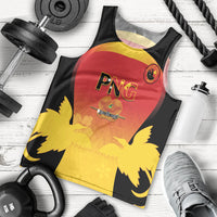Custom Papua New Guinea Cricket Men Tank Top 2024 Go PNG