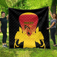 Custom Papua New Guinea Cricket Quilt 2024 Go PNG LT14 - Polynesian Pride