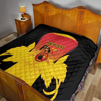 Custom Papua New Guinea Cricket Quilt 2024 Go PNG LT14 - Polynesian Pride