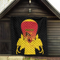 Custom Papua New Guinea Cricket Quilt 2024 Go PNG LT14 - Polynesian Pride