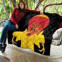 Custom Papua New Guinea Cricket Quilt 2024 Go PNG LT14 - Polynesian Pride