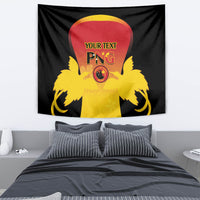 Custom Papua New Guinea Cricket Tapestry 2024 Go PNG LT14 - Polynesian Pride