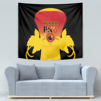 Custom Papua New Guinea Cricket Tapestry 2024 Go PNG LT14 - Polynesian Pride
