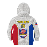 Personalised Philippines Rugby Kid Hoodie Pacific Pilipinas Go Tamaraws LT14 - Polynesian Pride