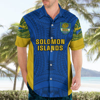 Personalised Solomon Islands Rugby Hawaiian Shirt Pacific Go Solies LT14 - Polynesian Pride