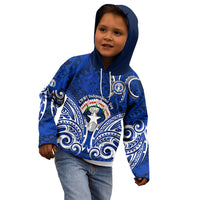 Personalised Independence Day CNMI Kid Hoodie Northern Mariana Islands Tribal Tattoo Pattern LT14 - Polynesian Pride