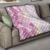 Purple Hawaii Shark Tattoo Quilt Puakenikeni Lei Plumeria Polynesian Pattern