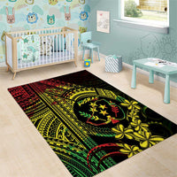 Reggae Kosrae Liberation Day Area Rug September 8 Polynesian Tattoo - Polynesian Pride