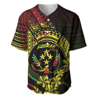 Reggae Kosrae Liberation Day Baseball Jersey September 8 Polynesian Tattoo - Polynesian Pride