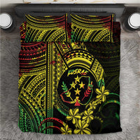 Reggae Kosrae Liberation Day Bedding Set September 8 Polynesian Tattoo - Polynesian Pride
