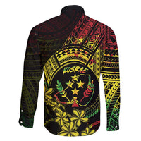 Reggae Kosrae Liberation Day Family Matching Puletasi and Hawaiian Shirt September 8 Polynesian Tattoo - undefined