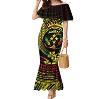 Reggae Kosrae Liberation Day Mermaid Dress September 8 Polynesian Tattoo - Polynesian Pride