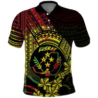 Reggae Kosrae Liberation Day Polo Shirt September 8 Polynesian Tattoo - Polynesian Pride