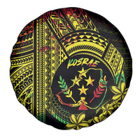 Reggae Kosrae Liberation Day Spare Tire Cover September 8 Polynesian Tattoo - Polynesian Pride