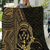 Gold Kosrae Liberation Day Quilt September 8 Polynesian Tattoo - Polynesian Pride
