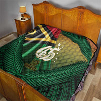 Long Live Vanuatu Independence Day Quilt 46th Anniversary Woven Pattern LT14 - Polynesian Pride
