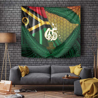 Long Live Vanuatu Independence Day Tapestry 45th Anniversary Woven Pattern - Polynesian Pride