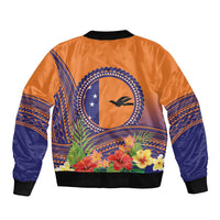 PNG New Ireland Province Bomber Jacket Niu Ailan Necklace Polynesian Tattoo - Polynesian Pride